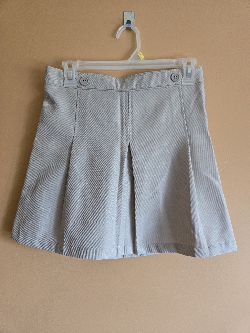 George Pleated Khaki Uniform Skort, 8.5 Plus
